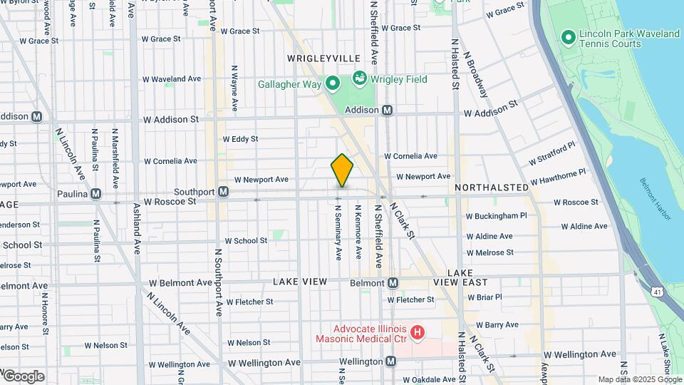 3405 N Seminary Ave Map and Location Details