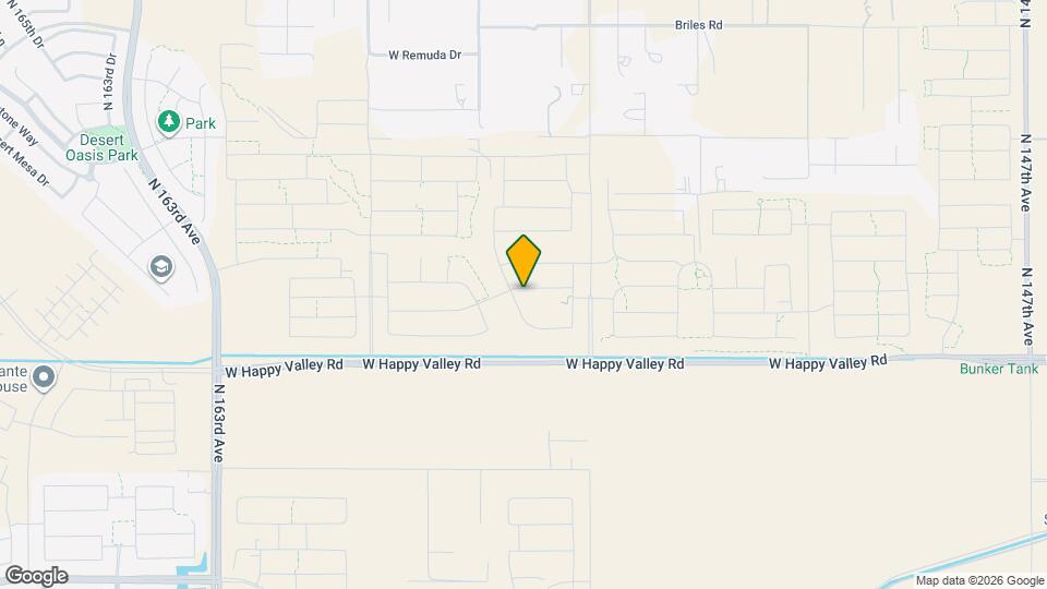 15645 W Desert Hollow Dr Map and Location Details