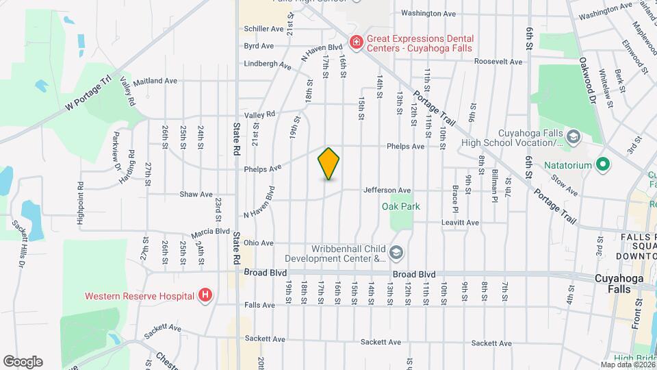 2327 17th St Map and Location Details