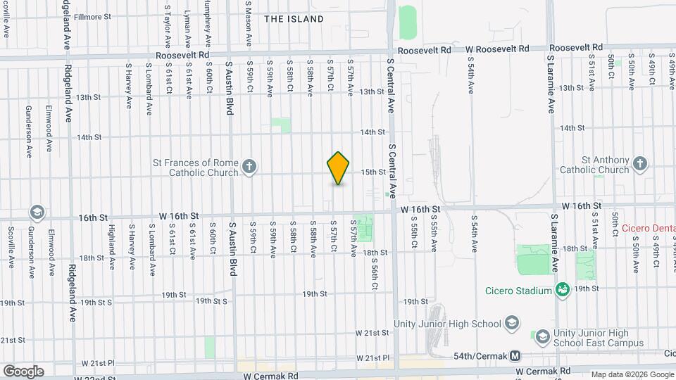 1515 S 57th Ct Map and Location Details