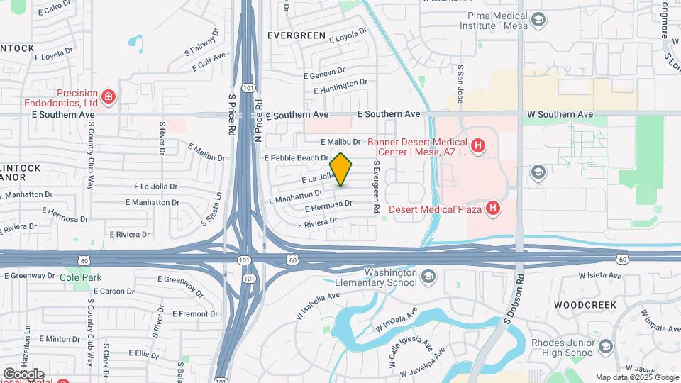 2461 E Manhatton Dr Map and Location Details