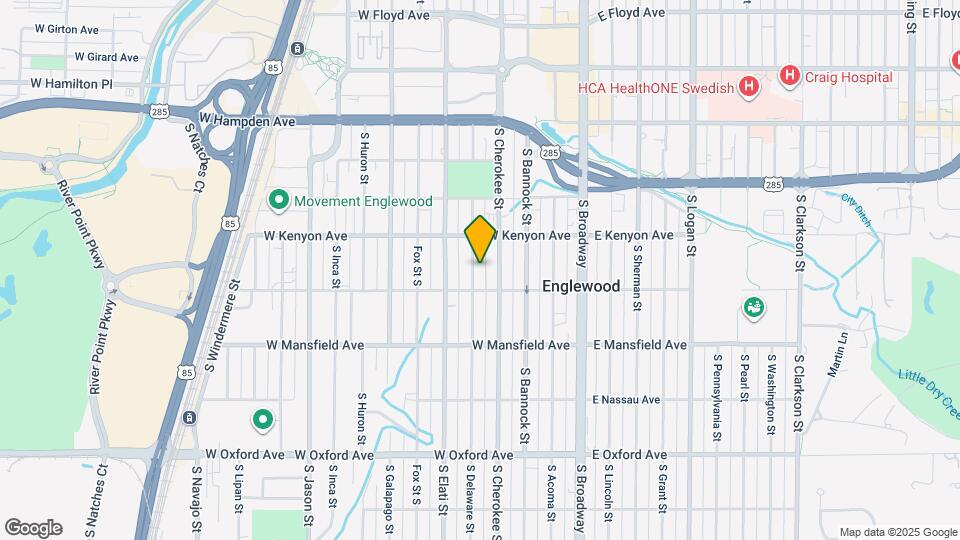 3752 S Delaware St Map and Location Details
