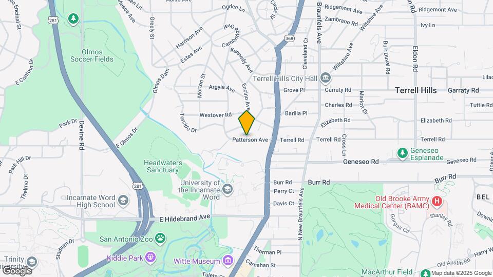 200 Patterson Ave Map and Location Details