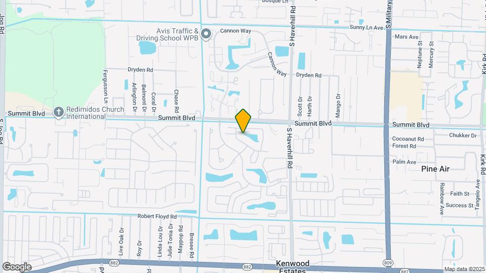 1165 Summit Trail Cir Map and Location Details