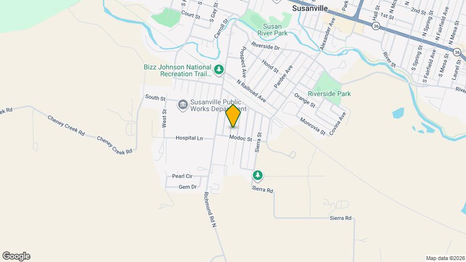 765 Plumas St Map and Location Details