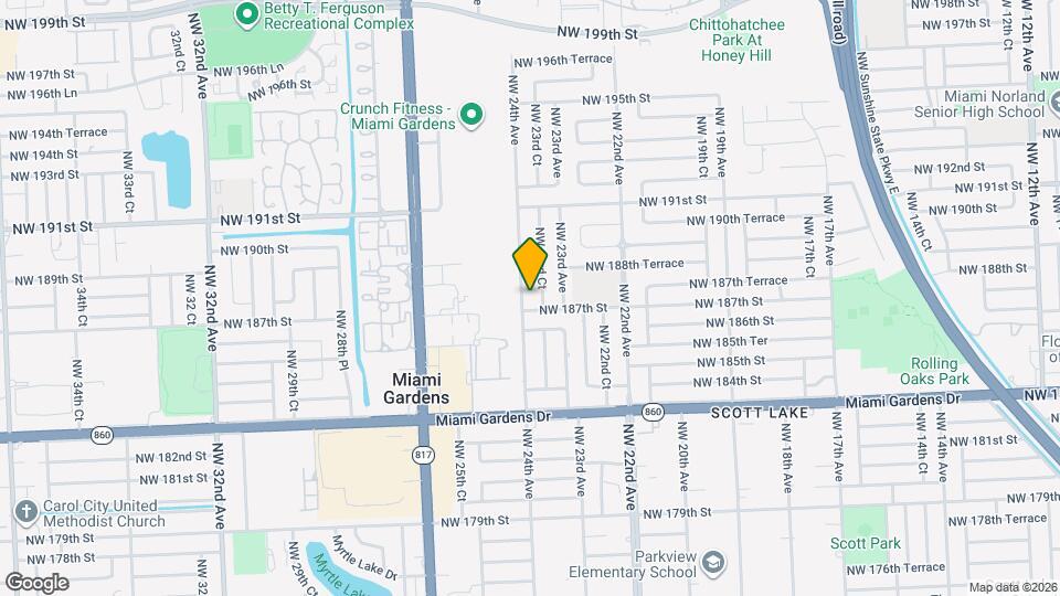 18711 NW 24th Ave Mapa y Detalles de la Ubicación