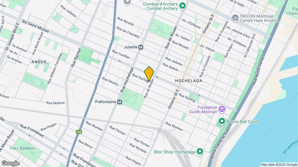 3305 de Rouen Map and Location Details