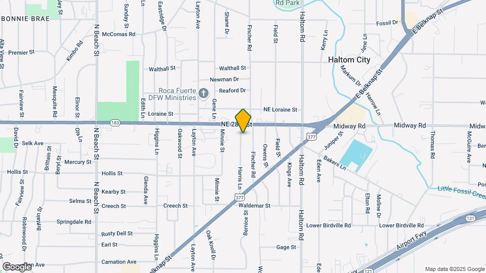 2340 Harris Ln Map and Location Details