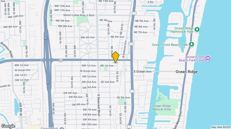 205 NE 3rd St Map and Location Details