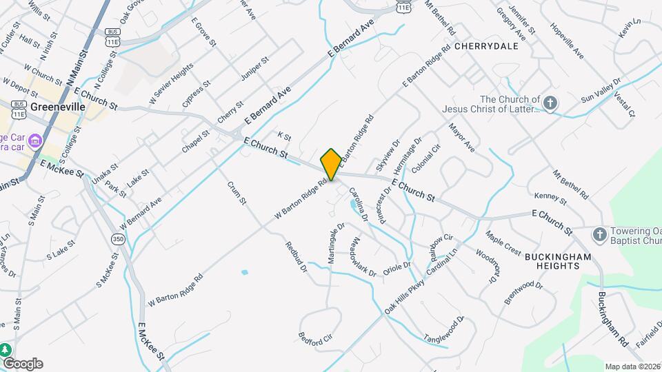 101 W Barton Ridge Rd, Unit Unit 2 Map and Location Details