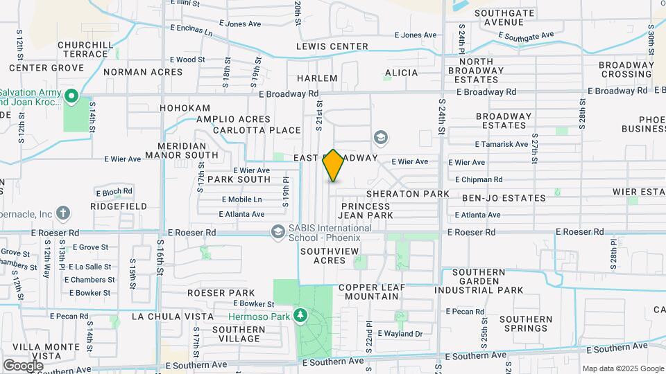 4841 S 21st St Map and Location Details