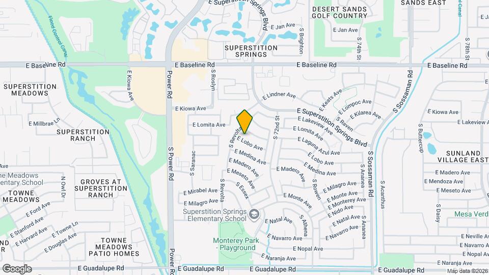 7064 E Lobo Ave Map and Location Details