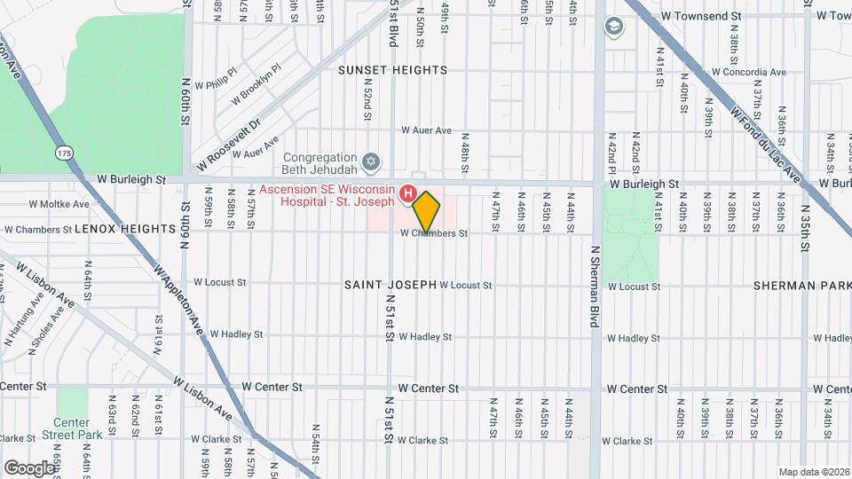 2972 N 50th St Map and Location Details