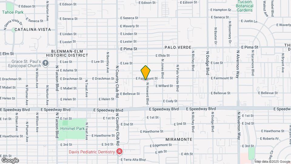 1339 N Howard Blvd Map and Location Details