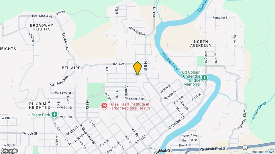 1318 N C St Mapa y Detalles de la Ubicación