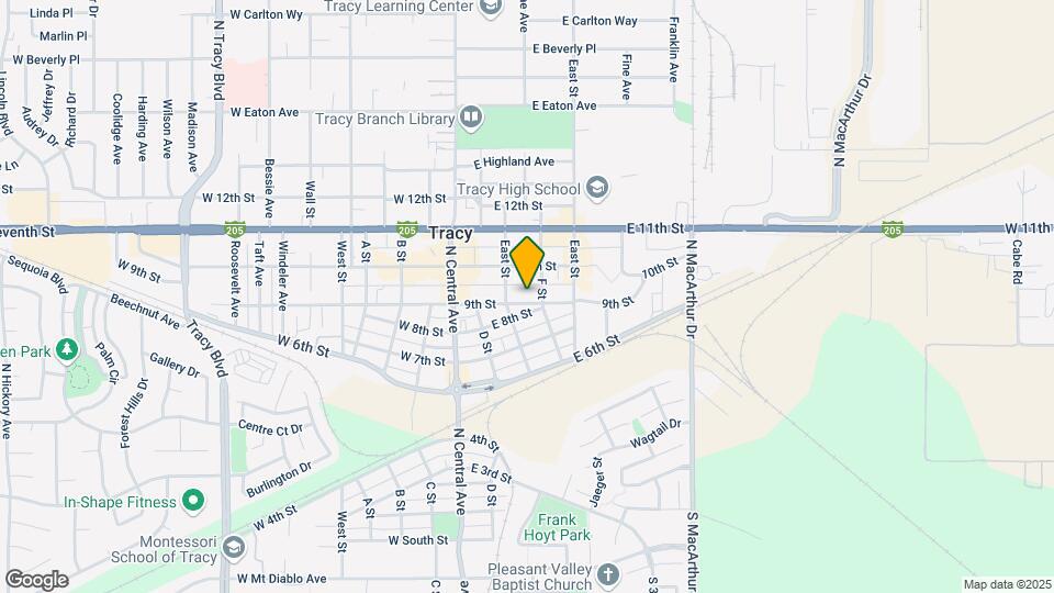 Downtown Tracy Apartments Mapa y Detalles de la Ubicación