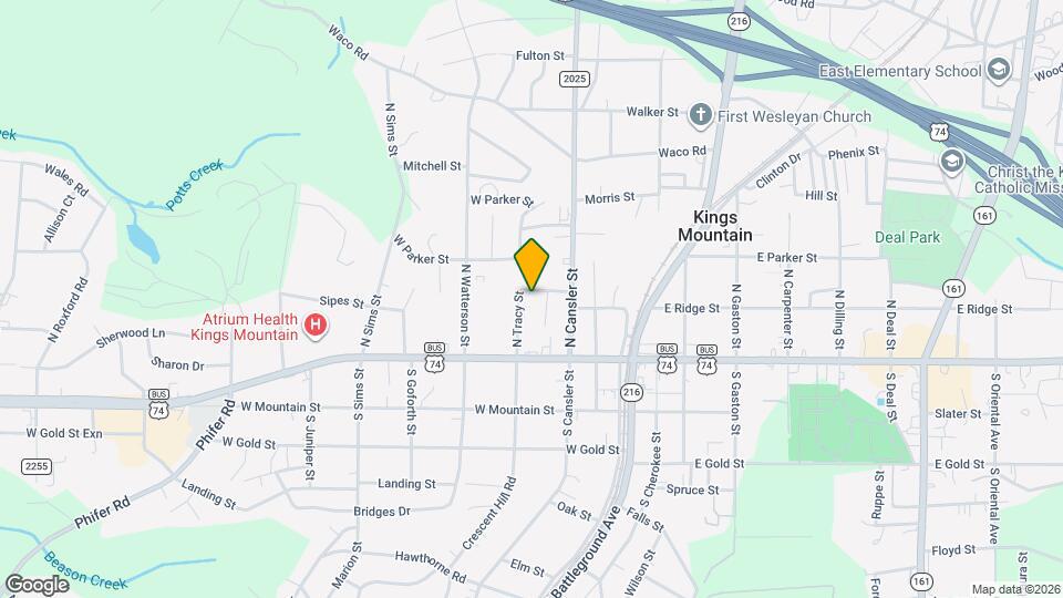 317 Ellis St Map and Location Details