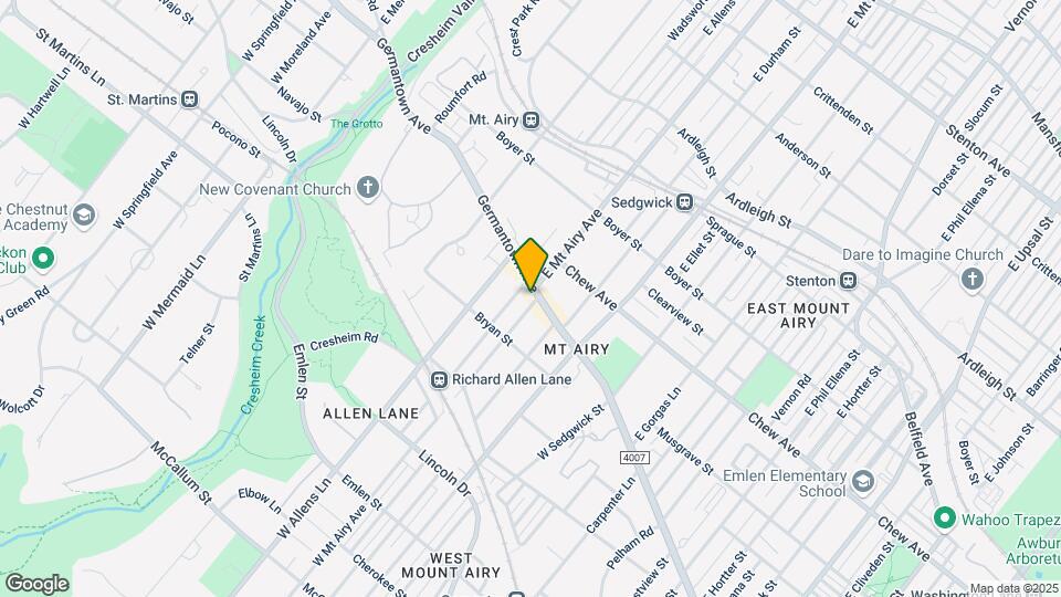 7200 Germantown Ave Mapa y Detalles de la Ubicación