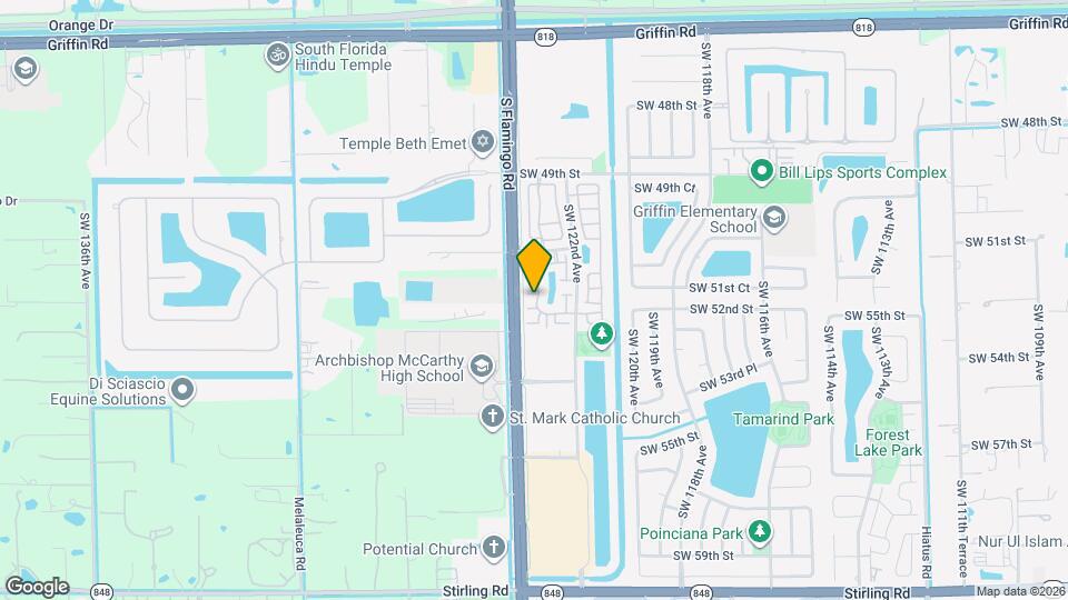 12370 SW 52nd St Map and Location Details