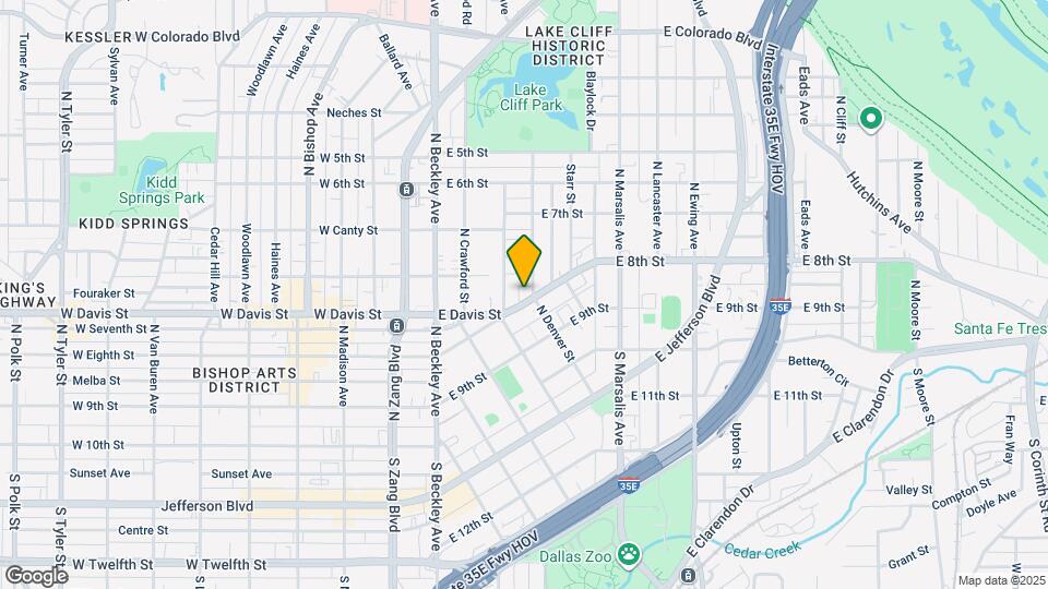 321 E 8th St Map and Location Details