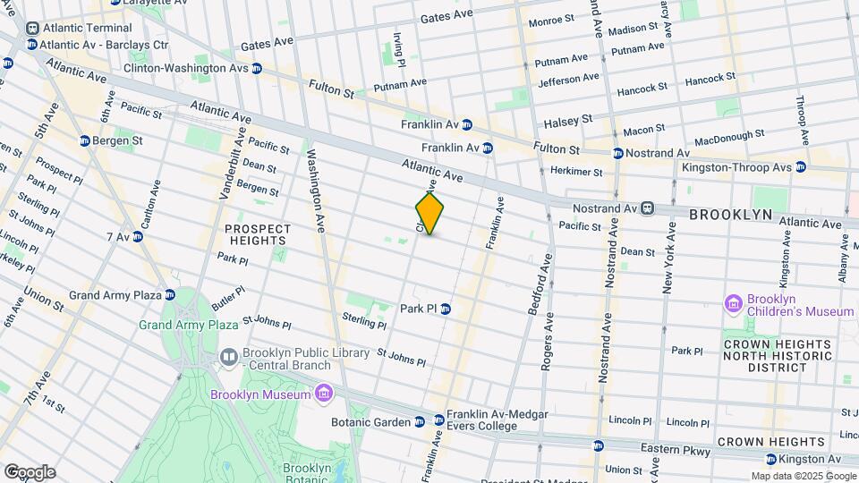 870 Bergen St Mapa y Detalles de la Ubicación