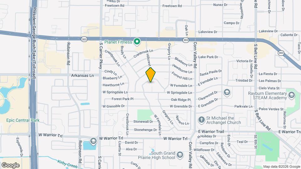 2801 W Springdale Cir Map and Location Details