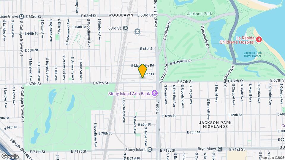 1506 E 67th St Map and Location Details