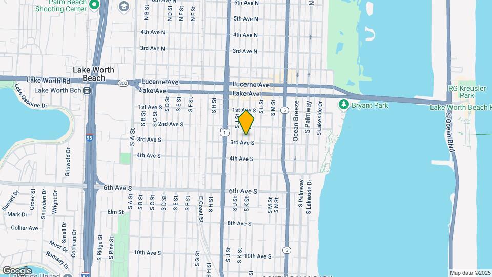 225 S K St Map and Location Details