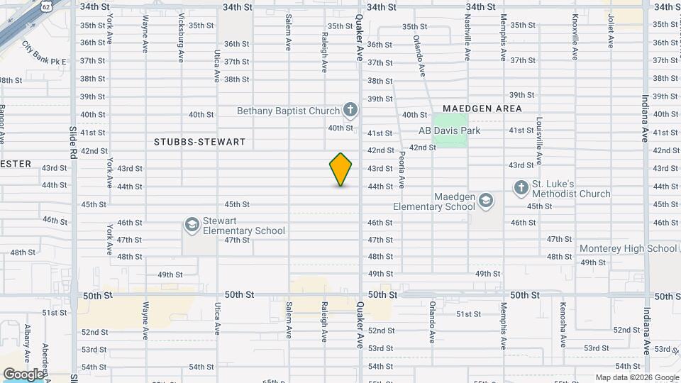 4411 44th St Map and Location Details