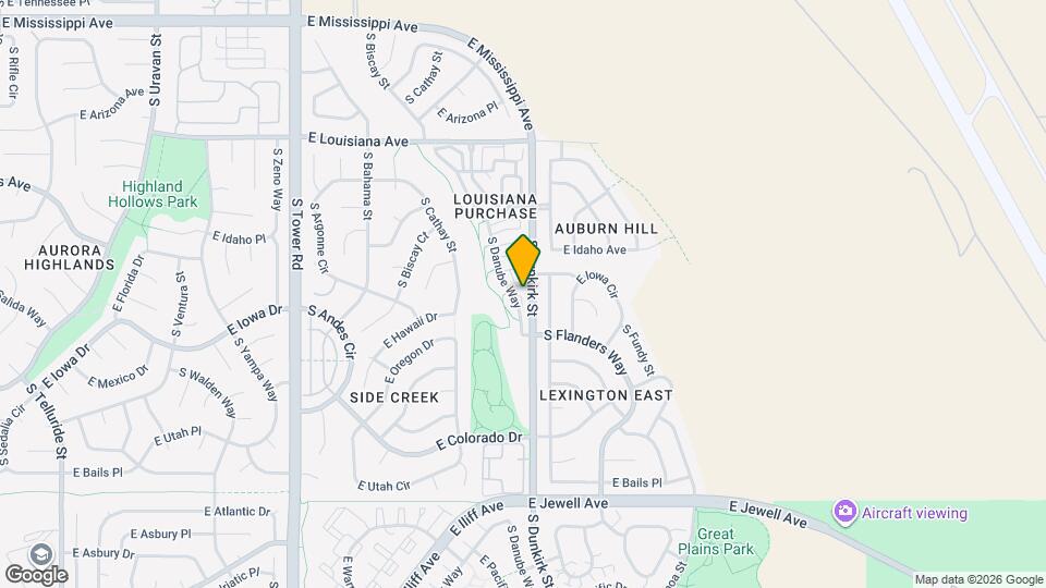 1558 S Danube Cir Map and Location Details