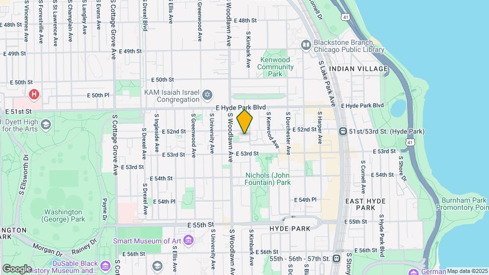 5212-5214 S Kimbark Ave Map and Location Details