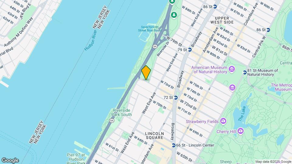 344 W 72nd St Map and Location Details