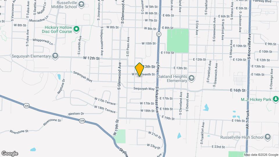 1404 S Commerce Ave Map and Location Details