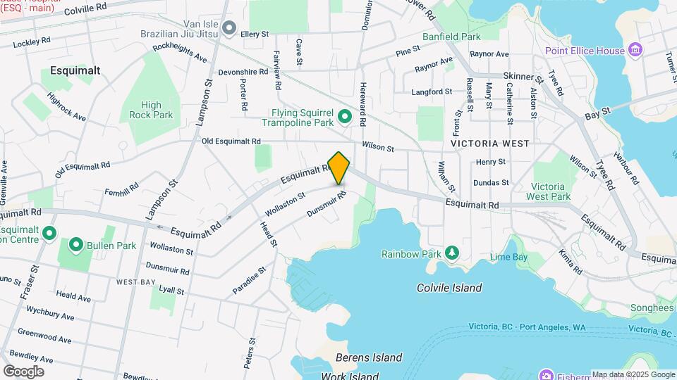 820 Dunsmuir Rd Map and Location Details