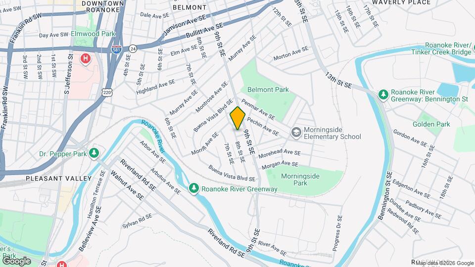 804 Munford Ave SE Map and Location Details