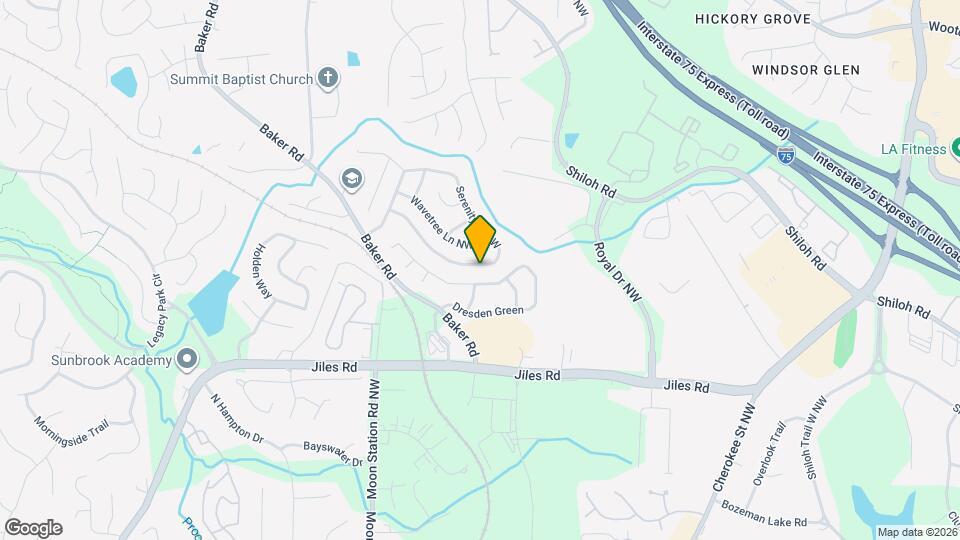 2150 Serenity Dr NW Map and Location Details