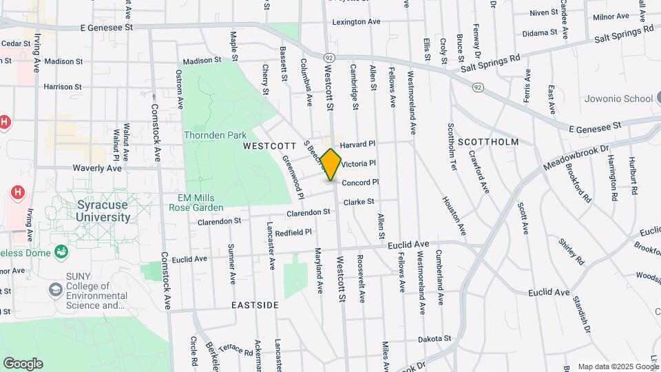 578-580 Westcott St Map and Location Details