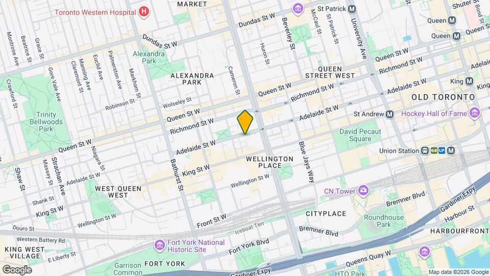 399 Adelaide St W Map and Location Details