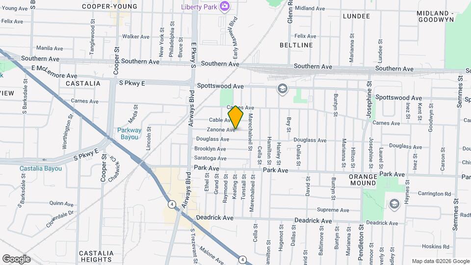 2443 Zanone Ave Map and Location Details