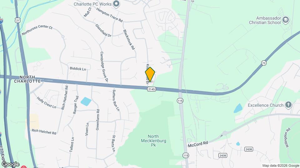 16808 Knoxwood Dr Map and Location Details