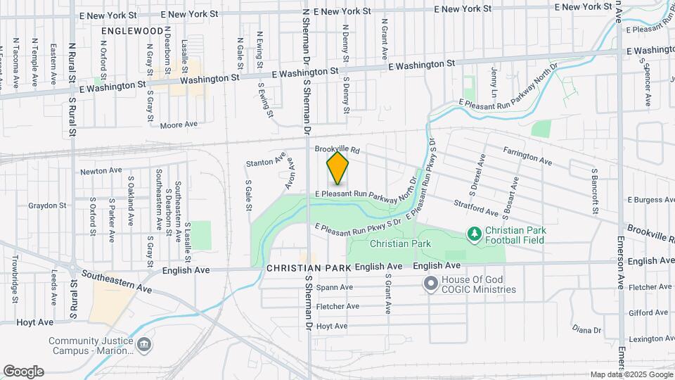 3844 E Pleasant Run Parkway North Dr Map and Location Details