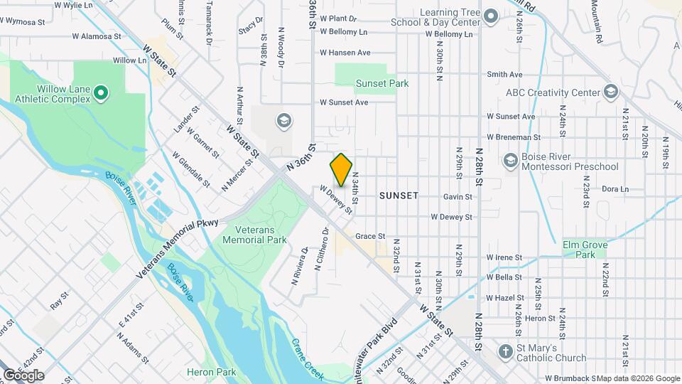 2104 N 35th St Map and Location Details