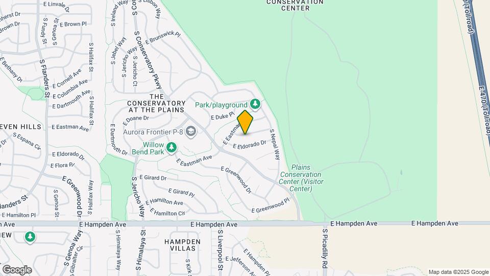 21078 E Eastman Dr Map and Location Details