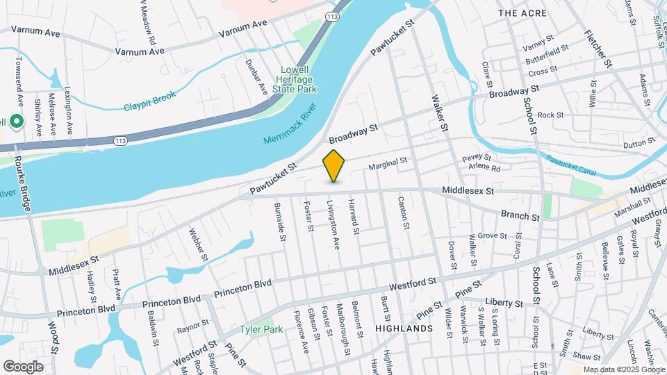 1281 Middlesex St Map and Location Details