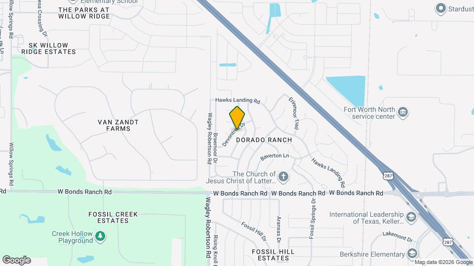 10856 Devontree Dr Map and Location Details