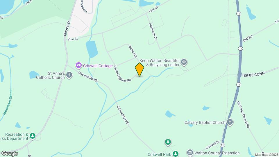 983 Squirrel Hollow Rd Map and Location Details