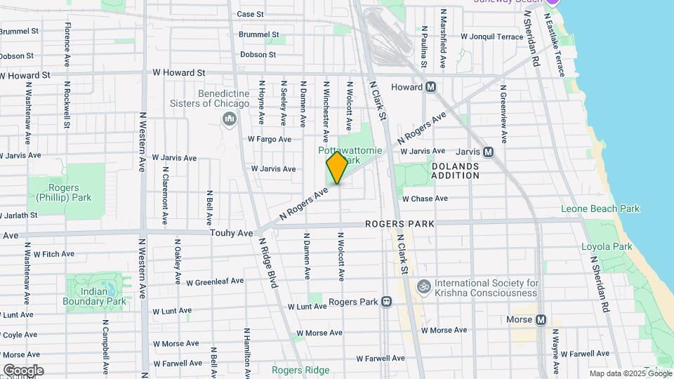 7327 N Rogers Mapa y Detalles de la Ubicación