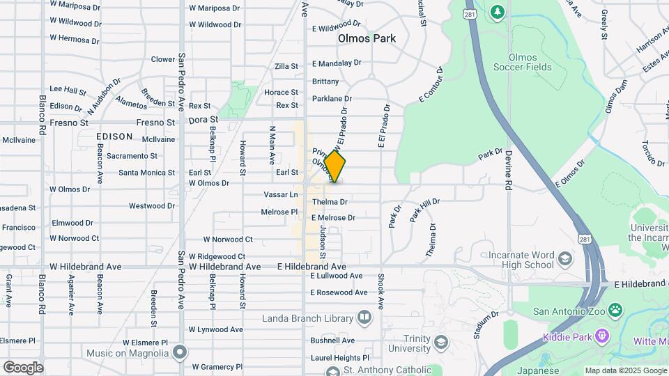 350 E Olmos Dr Map and Location Details