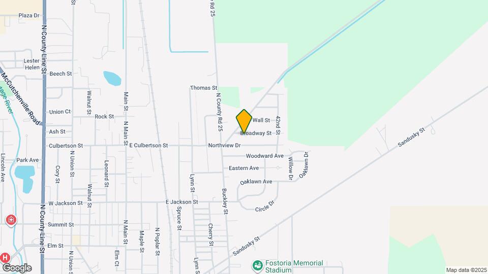 617 Broadway St Map and Location Details