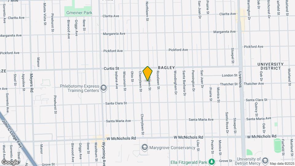18011 Northlawn St, Unit Lower Map and Location Details